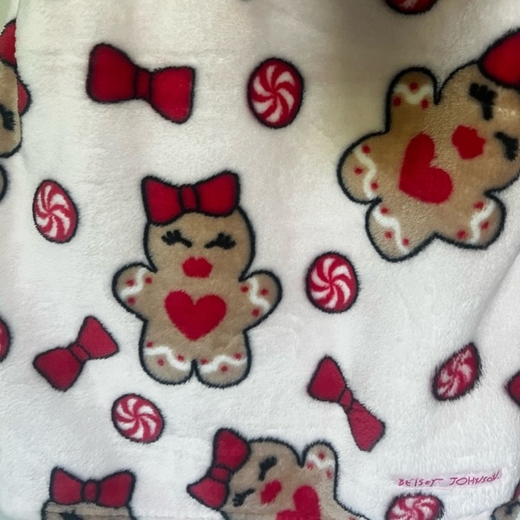 πBetsey Johnson adorable super soft plush throw blanket NWT - Picture 8 of 8